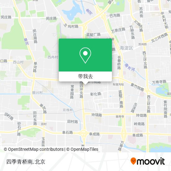 四季青桥南地图