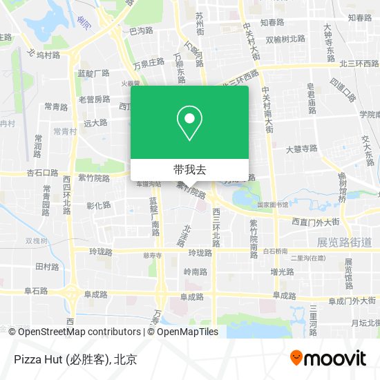 Pizza Hut (必胜客)地图