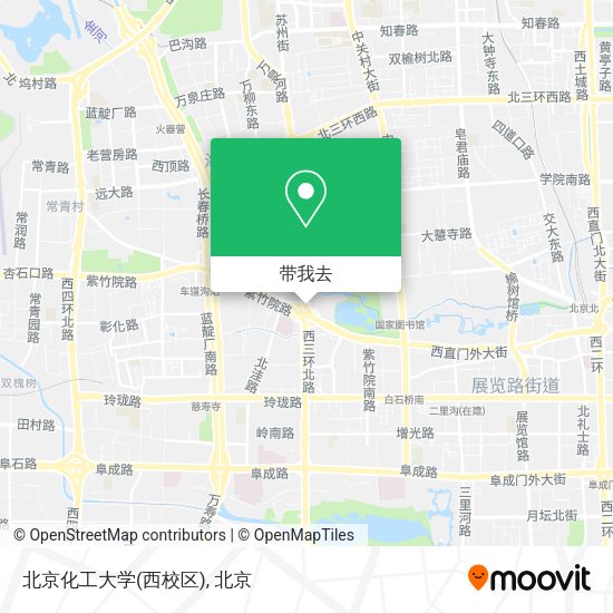 北京化工大学(西校区)地图