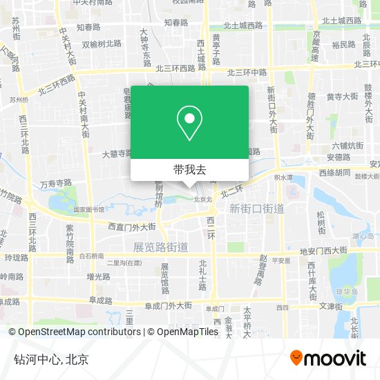 钻河中心地图