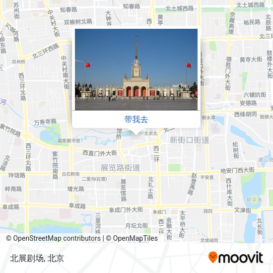 北展剧场地图