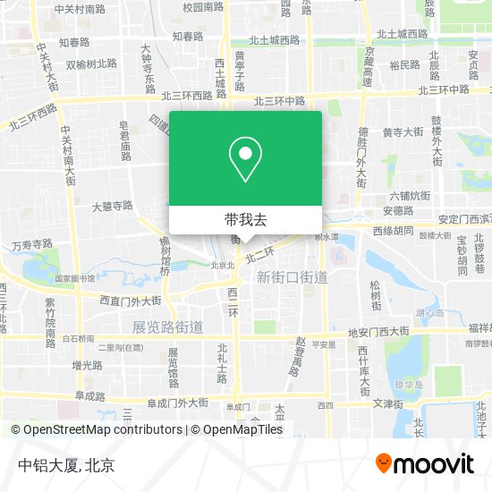 中铝大厦地图