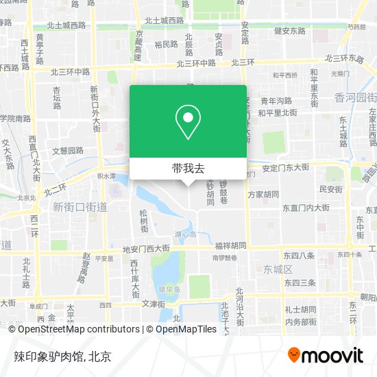 辣印象驴肉馆地图