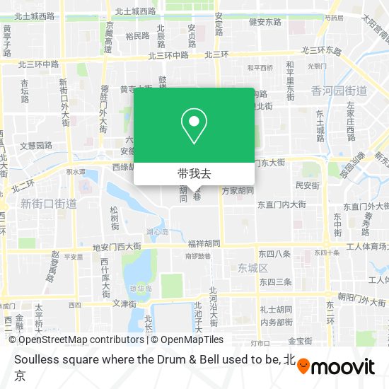 Soulless square where the Drum & Bell used to be地图