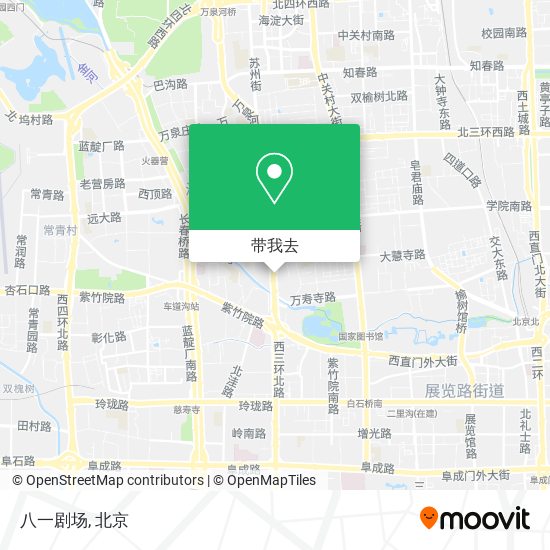 八一剧场地图