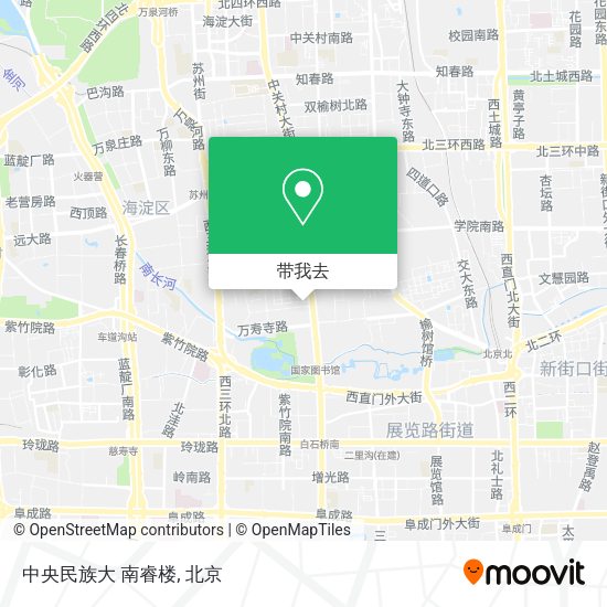 中央民族大 南睿楼地图