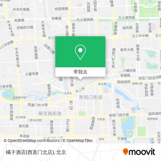 橘子酒店(西直门北店)地图