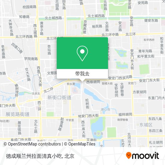 德成顺兰州拉面清真小吃地图