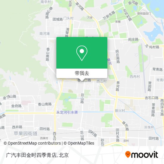 广汽丰田金时四季青店地图