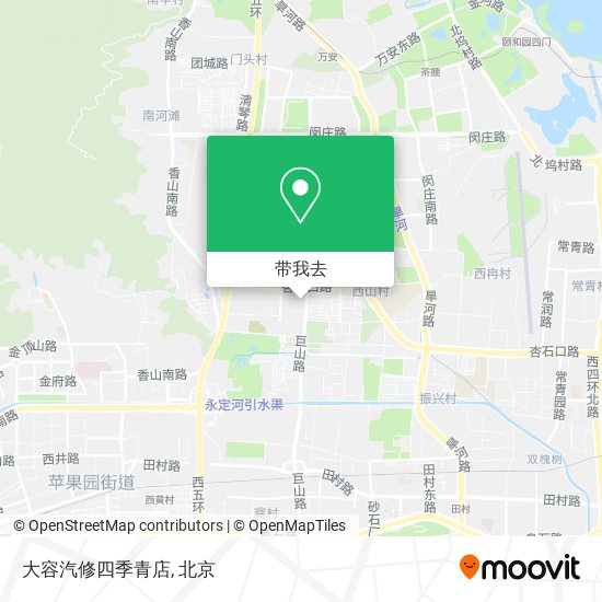 大容汽修四季青店地图