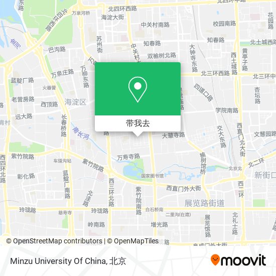 Minzu University Of China地图