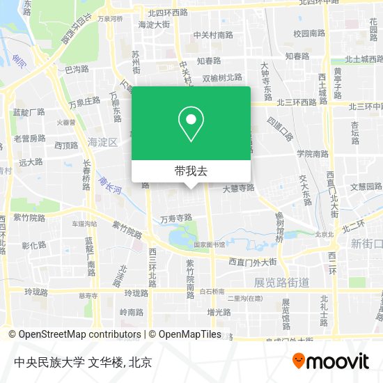中央民族大学 文华楼地图