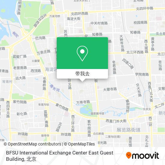 BFSU International Exchange Center East Guest Building地图