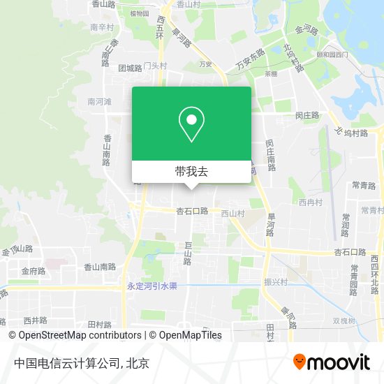 中国电信云计算公司地图