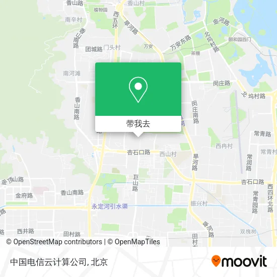 中国电信云计算公司地图