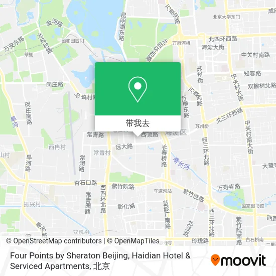 Four Points by Sheraton Beijing, Haidian Hotel & Serviced Apartments地图