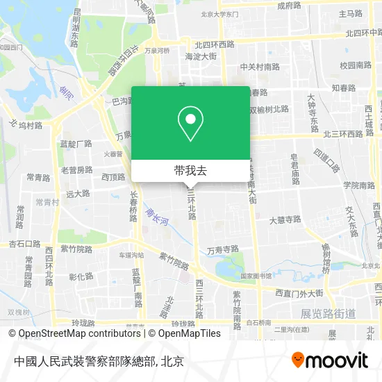 中國人民武裝警察部隊總部地图