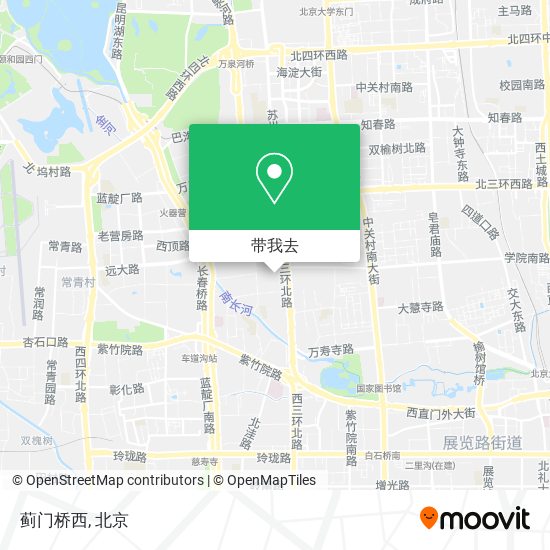 蓟门桥西地图
