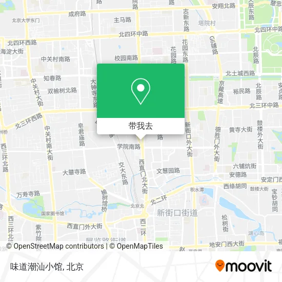 味道潮汕小馆地图
