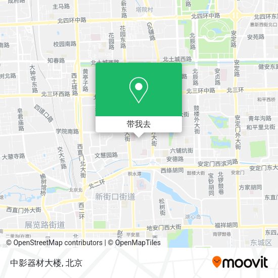 中影器材大楼地图