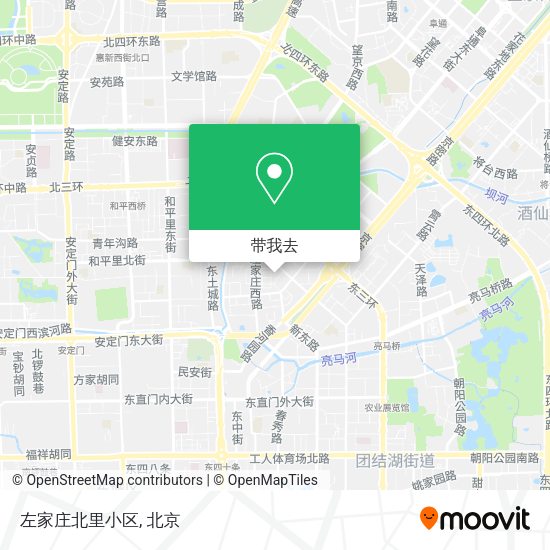左家庄北里小区地图