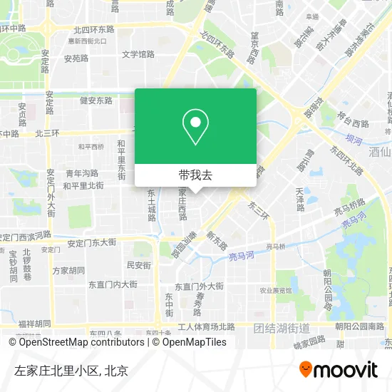 左家庄北里小区地图