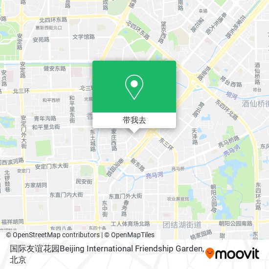 国际友谊花园Beijing International Friendship Garden地图