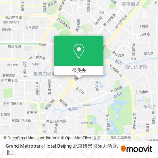 Grand Metropark Hotel Beijing 北京维景国际大酒店地图