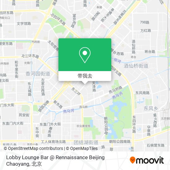 Lobby Lounge Bar @ Rennaissance Beijing Chaoyang地图