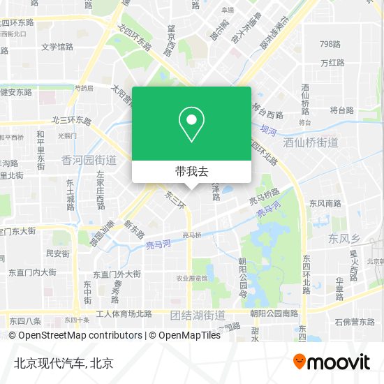 北京现代汽车地图