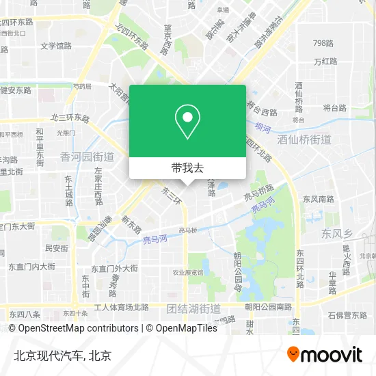 北京现代汽车地图