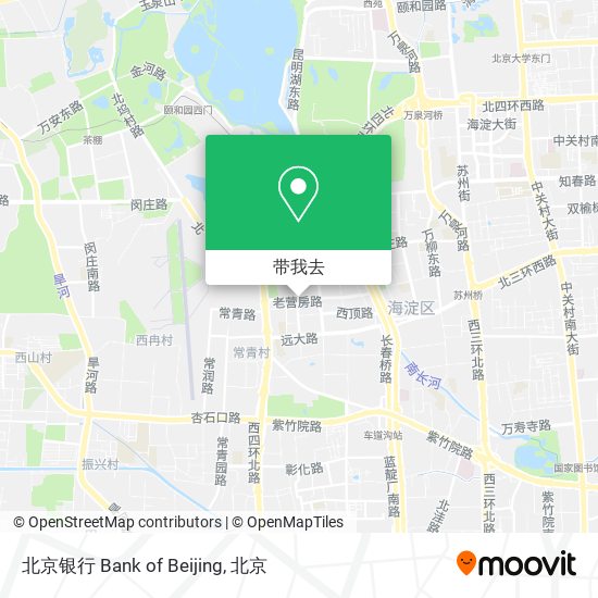 北京银行 Bank of Beijing地图