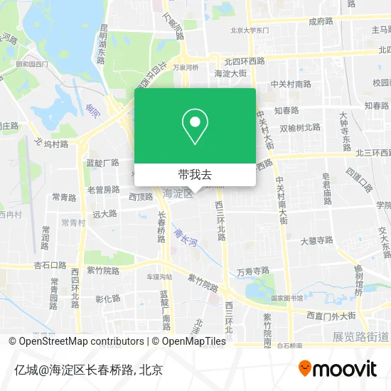 亿城@海淀区长春桥路地图