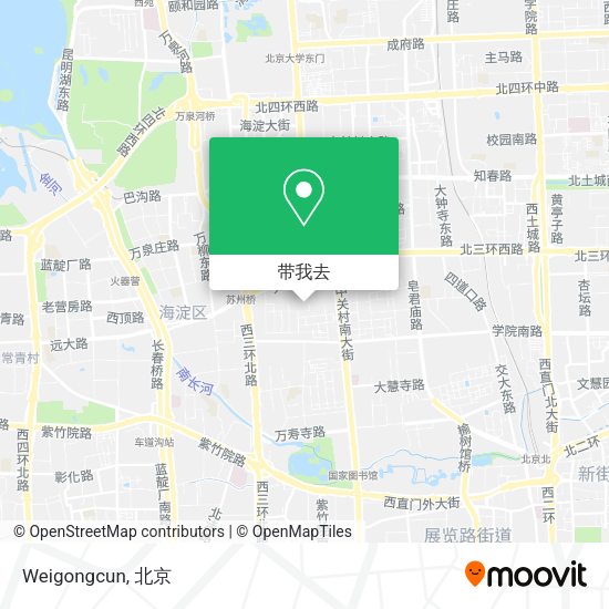 Weigongcun地图