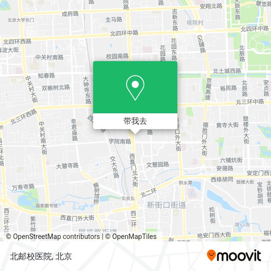 北邮校医院地图