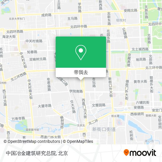 中国冶金建筑研究总院地图