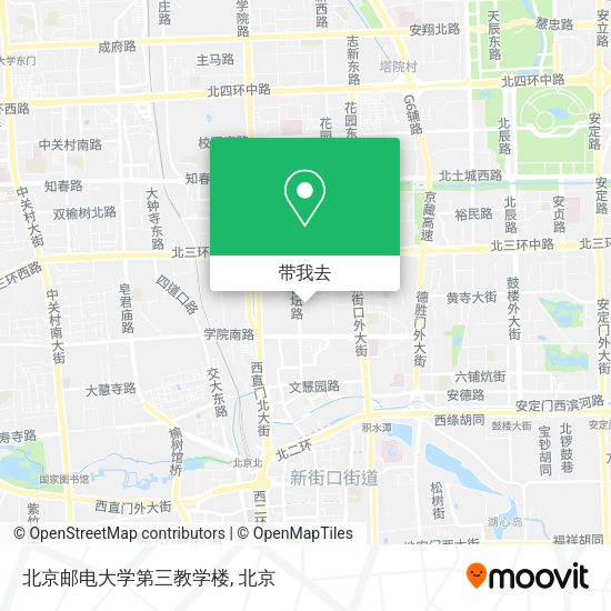 北京邮电大学第三教学楼地图