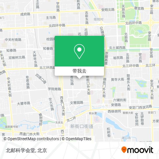 北邮科学会堂地图