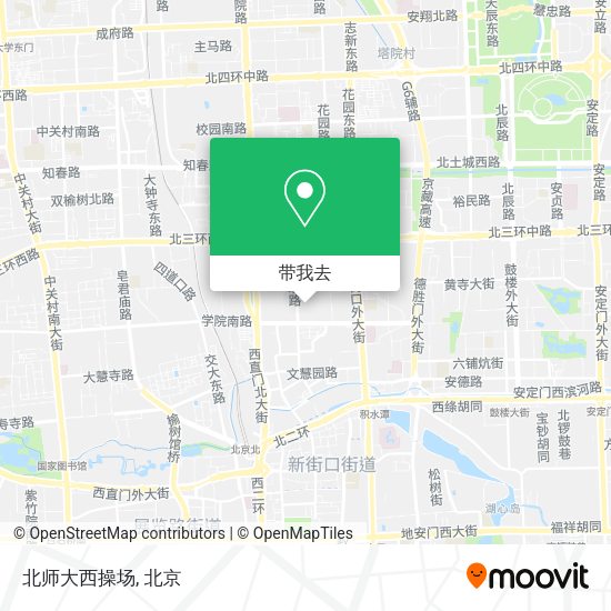 北师大西操场地图