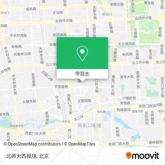 北师大西操场地图