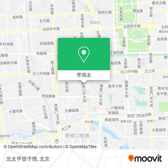 北太平饺子馆地图