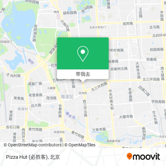 Pizza Hut (必胜客)地图