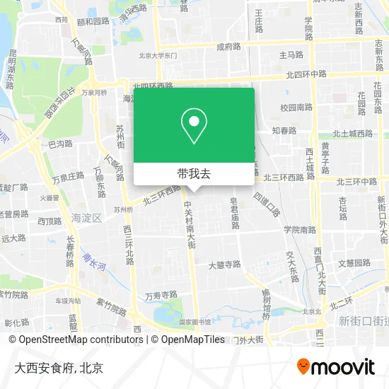 大西安食府地图