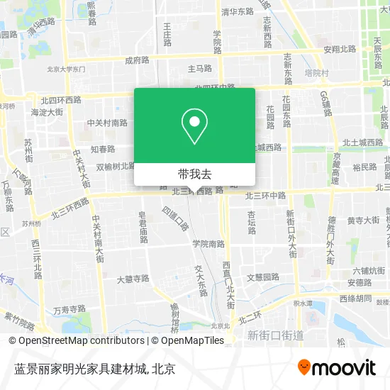 蓝景丽家明光家具建材城地图
