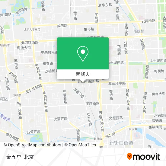 金五星地图