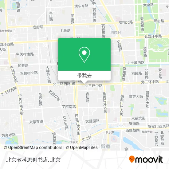 北京教科思创书店地图