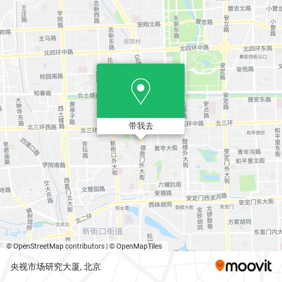 央视市场研究大厦地图