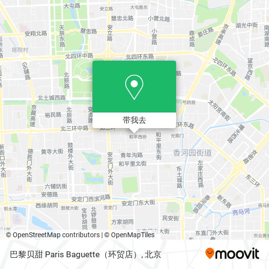 巴黎贝甜 Paris Baguette（环贸店）地图