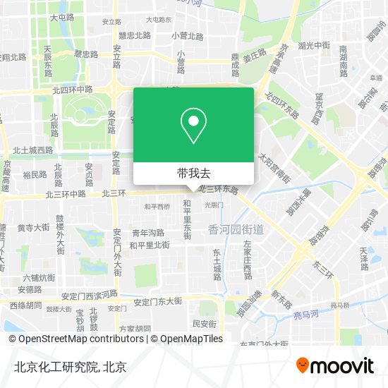 北京化工研究院地图