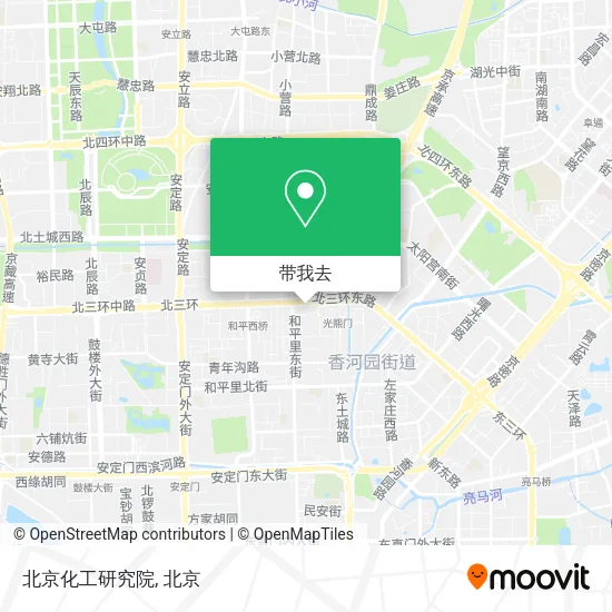 北京化工研究院地图
